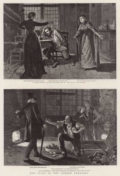 Nuevas Obras en los Teatros de Londres de Henry Gillard Glindoni